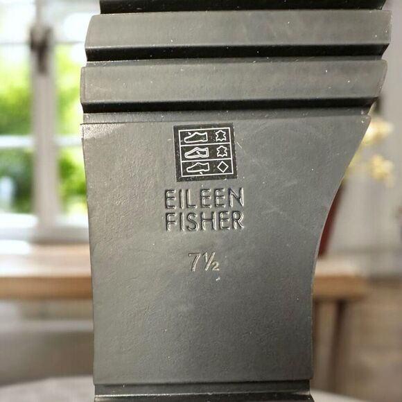 Eileen Fisher $225 Ells Leather Suede Loafer Wedge Platform Slip-On Women’s 7.5 - Picture 11 of 11